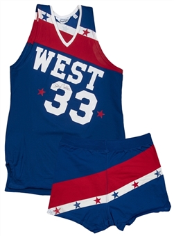 1979 Kareem Abdul-Jabbar Game Used & Signed All-Star Game Western Conference Uniform - Jersey & Shorts (Abdul-Jabbar LOA)